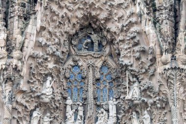 Barselona, İspanya, 28 Ekim 2011: La Sagrada Familia