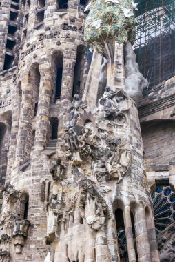 Barselona, İspanya, 28 Ekim 2011: La Sagrada Familia