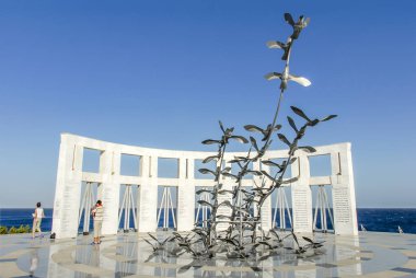 Sinai, Mısır, 18 Şubat 2008: Sharm El Sh Kızıldeniz Sahili