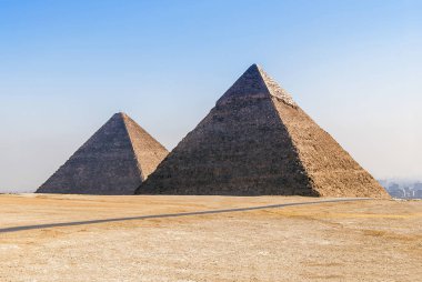 Kahire, Mısır, 20 Şubat 2008: i Haram, Giza Governorate, Pyra