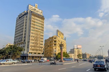 Kahire, Mısır, 20 Şubat 2008: binaları şehir merkezi