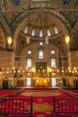 Istanbul, Türkiye, 22 Mayıs 2006: Beyazıt Camii iç