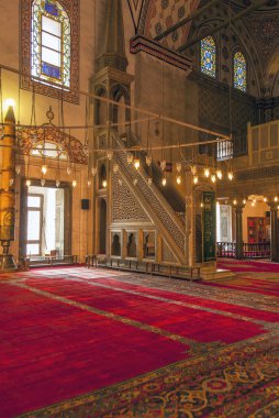 Istanbul, Türkiye, 22 Mayıs 2006: Beyazıt Camii iç