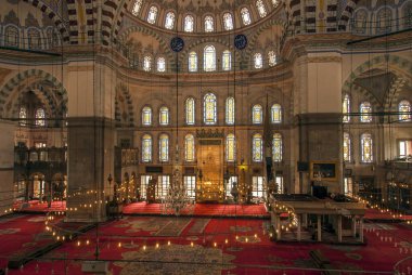 Istanbul, Türkiye, 21 Nisan 2006: Fatih Camii olduğunu bir Osmanlı 