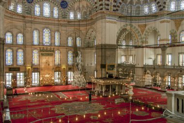 Istanbul, Türkiye, 21 Nisan 2006: Fatih Camii olduğunu bir Osmanlı 