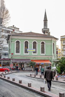 Istanbul, Türkiye, 30 Ocak 2010: Firuzağa Camii olduğunu bir Osmanlı
