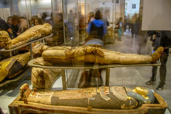 Londra, İngiltere, 1 Kasım 2012: mumyalar İngiliz Müzesi'nde