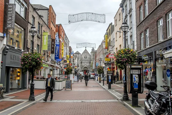 Dublin, Irsko, 24 října 2012: budovy a Street View — Stock fotografie
