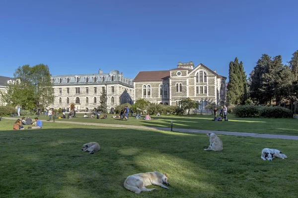 Istanbul, Türkiye, 28 Nisan 2018: Boğaziçi Üniversitesi