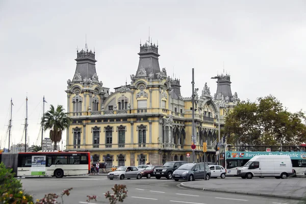 Barcellona, 28 ottobre 2011: Costruzione del porto di Barcellona — Foto Stock