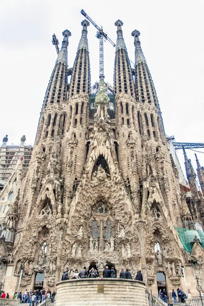 Barselona, İspanya, 28 Ekim 2011: La Sagrada Familia