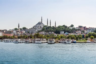 Istanbul, Türkiye, 12 Haziran 2007: Süleymaniye Camii olduğunu bir Osmanlı