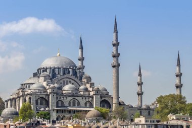 Istanbul, Türkiye, 25 Nisan 2006: Süleymaniye Camii bir Ottoma olduğunu