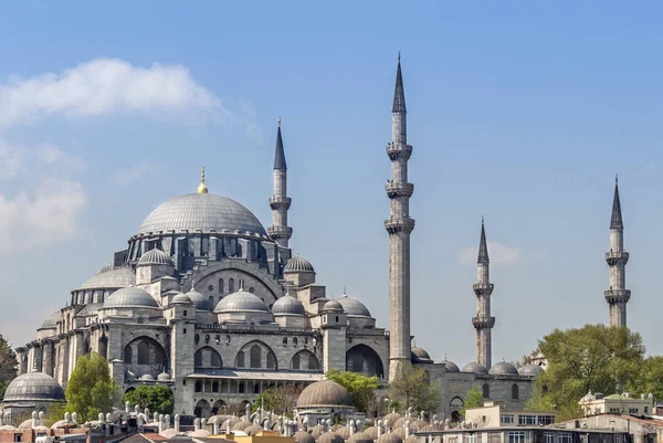 Istanbul, Türkiye, 25 Nisan 2006: Süleymaniye Camii bir Ottoma olduğunu