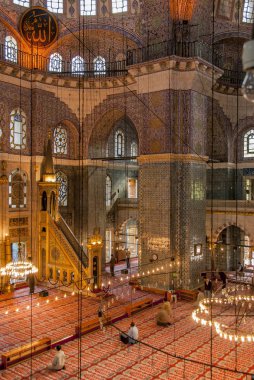Istanbul, Türkiye, 25 Nisan 2006: Yeni Cami olan bir Osmanlı m