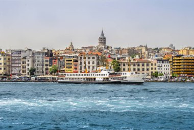 Istanbul, Türkiye, 17 Mayıs 2013: Karaköy Beyoğlu distri