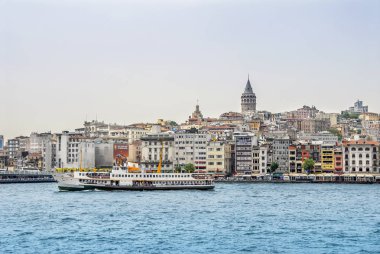 Istanbul, Türkiye, 17 Mayıs 2013: Karaköy Beyoğlu distri