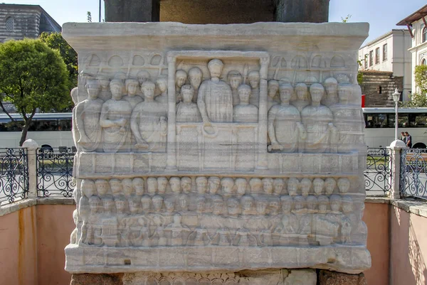 Der Obelisk des Theodosius ist der alte ägyptische Obelisk des pha — Stockfoto