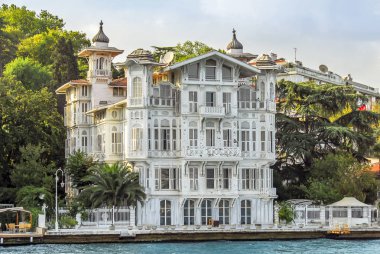 Istanbul, Türkiye, 2 Eylül 2007: kıyıları ve Aahmet Afif Paşa