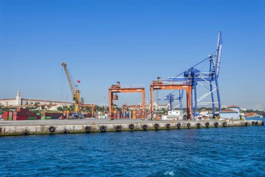 Istanbul, Türkiye, 8 Haziran 2018: Haydarpaşa port Kadıköy distri adlı