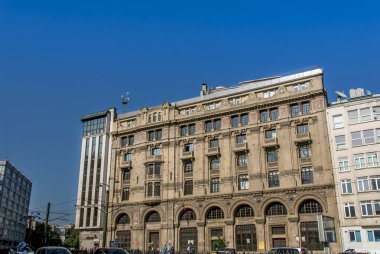 Istanbul, Türkiye, 8 Haziran 2018: Karaköy Beyogl içinde bina