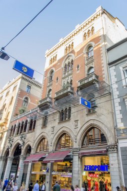Istanbul, Türkiye, 8 Haziran 2018: Saint Antoine Kilisesi, Istiklal Av