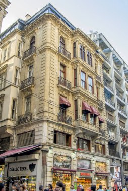 Istanbul, Türkiye, 8 Haziran 2018: Istiklal Caddesi, Beyoğlu bölgesi