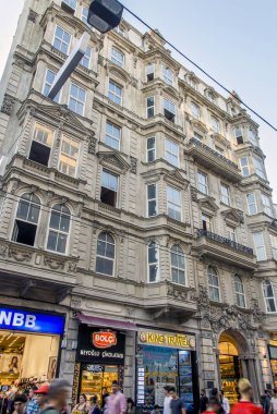 Istanbul, Türkiye, 8 Haziran 2018: Istiklal Caddesi, Beyoğlu bölgesi