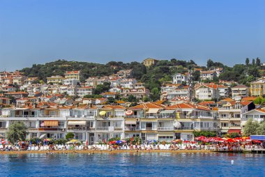 Istanbul, Türkiye, 19 Temmuz 2011: Kinali Adası, Prens Adaları d