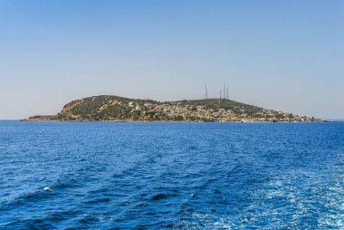 Istanbul, Türkiye, 18 Temmuz 2011: Kinali Adası, Prens Adaları d