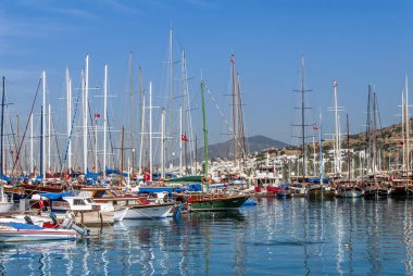 Bodrum, Türkiye, 25 Mayıs 2010: yelkenli Marina