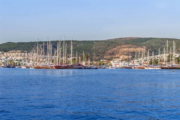 Bodrum, Turecko, 27 května 2010: plachetnic v Marině — Stock fotografie