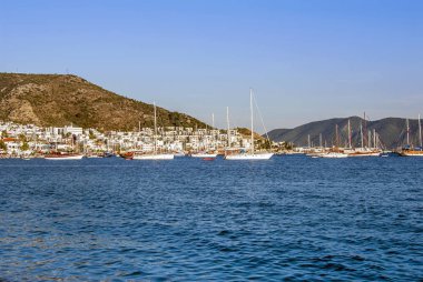 Bodrum, Türkiye, 28 Mayıs 2010: Ege Denizi, yelkenli