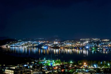 Bodrum, Türkiye, 31 Mayıs 2010: Bodrum gece görünümü
