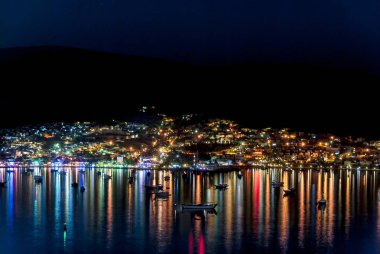 Bodrum, Türkiye, 31 Mayıs 2010: Bodrum gece görünümü