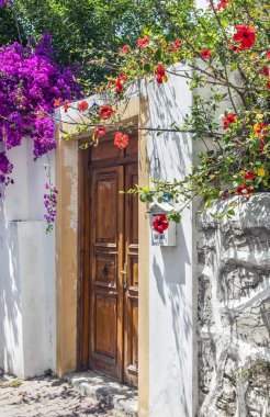 Bodrum, Türkiye, 31 Mayıs 2010: Bodrum Evleri, kapı
