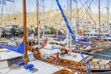 Kalimnos adası, Yunanistan; 22 Ekim 2010: Bodrum Kupası yarışları, Gule