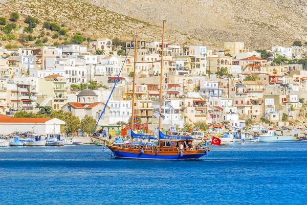 Ostrov Kalymnos, Řecko; 22. října 2010: Bodrum Cup závody, Gule — Stock fotografie