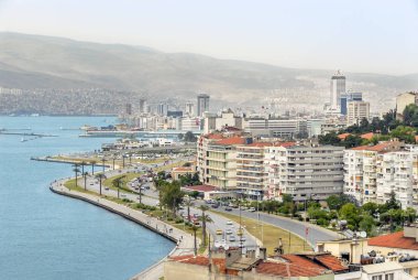 Izmir, Türkiye, 20 Mayıs 2008: tarihi Izmir Kordon binalar bir