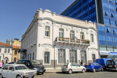 Izmir, Türkiye, 23 Mayıs 2008: Pasaport, tarihi bina