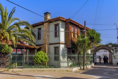 Izmir, Türkiye, 3 Nisan 2010: Sığacık evleri 