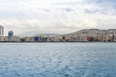 Izmir, Türkiye, 28 Mart 2010: Konak binaların 