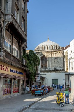 Istanbul, Türkiye, 23 Ağustos 2018: Sirkeci binaların