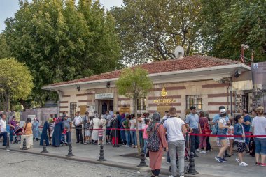 Istanbul, Türkiye, 23 Ağustos 2018: Yerebatan Sarnıcı, Sultanahm