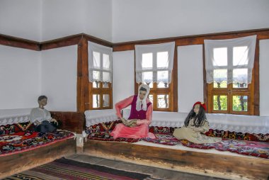 Karabük, Türkiye, 21 Mayıs 2013: Mansion, Osmanlı oturma odası, Sa