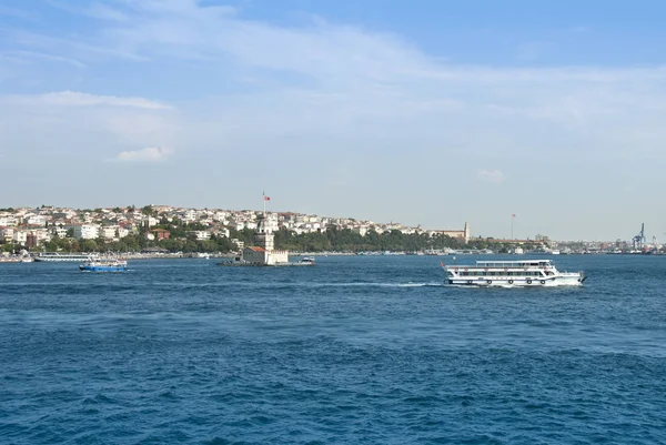 Стамбул, Турция, 23 августа 2018 года: Девичья башня — стоковое фото