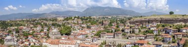 Karabük, Türkiye, 21 Mayıs 2013: Safranbolu panoramik şehir manzaralı