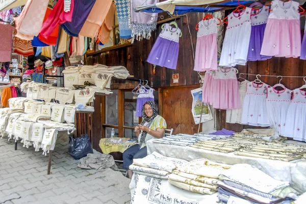 Карабук, Турция, 21 мая 2013 г.: Магазин на Базаре Сафранболу Лицензионные Стоковые Изображения