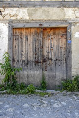 Karabük, Türkiye, 22 Mayıs 2013: tarihi kapı, Yörük VILL