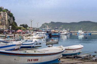 Bartın, Türkiye, 22 Mayıs 2013: balıkçı tekneleri, Amasra